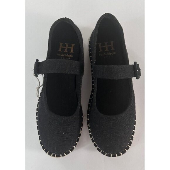 NEW Haute Hippie Cecily‎ Womens Shoes Espadrilles Black Size 7M Easy Cottagecore - Picture 1 of 8